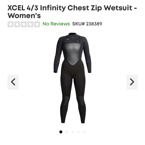 (NWT) XCEL 4/3 Infinity Chest Zip Wetsuit - Women’s - 10 - Picture 2 of 7